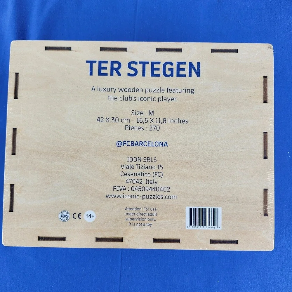 Official BARCELONA Wooden Puzzle 270 pcs. Marc-Andre ter Stegen New Sealed‎